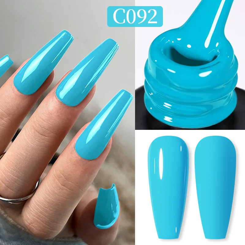 Born Pretty Pro UV/LED HEMA FREE gél lakk 15 ml - C092 - Pacific Blue