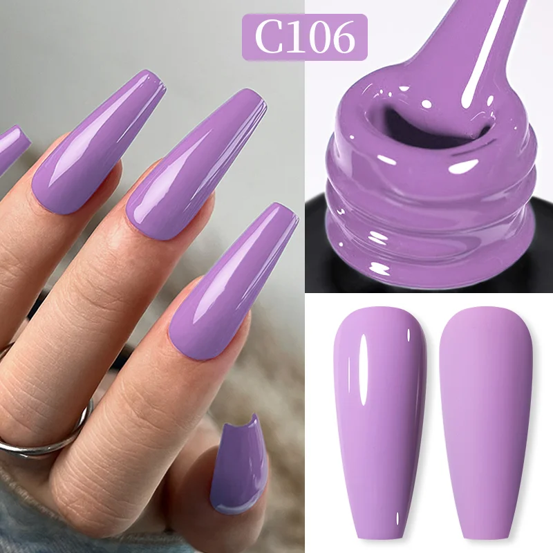 Born Pretty Pro UV/LED HEMA FREE gél lakk 15 ml - C106 - Amethyst