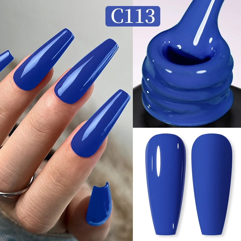 Born Pretty Pro UV/LED HEMA FREE gél lakk 15 ml - C113 - Sapphire Blue