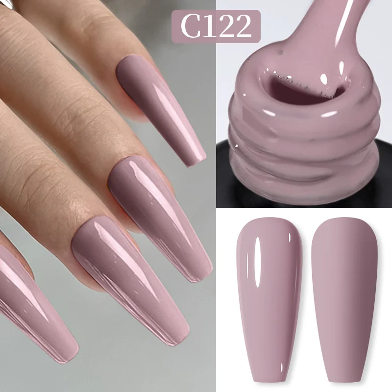 Born Pretty Pro UV/LED HEMA FREE gél lakk 15 ml - C122 - Cinereous