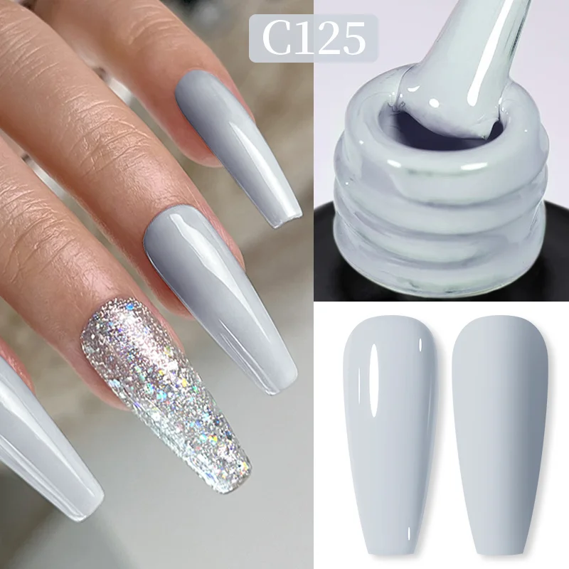 Born Pretty Pro UV/LED HEMA FREE gél lakk 15 ml - C125 - Timberwolf