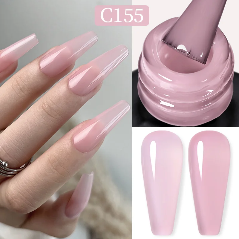 Born Pretty Pro UV/LED HEMA FREE gél lakk 15 ml - C155 - Jelly Baby Pink