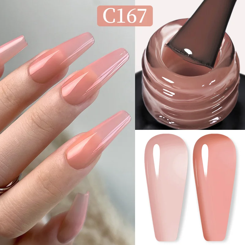 Born Pretty Pro UV/LED HEMA FREE gél lakk 15 ml - C167 - Just Peachy