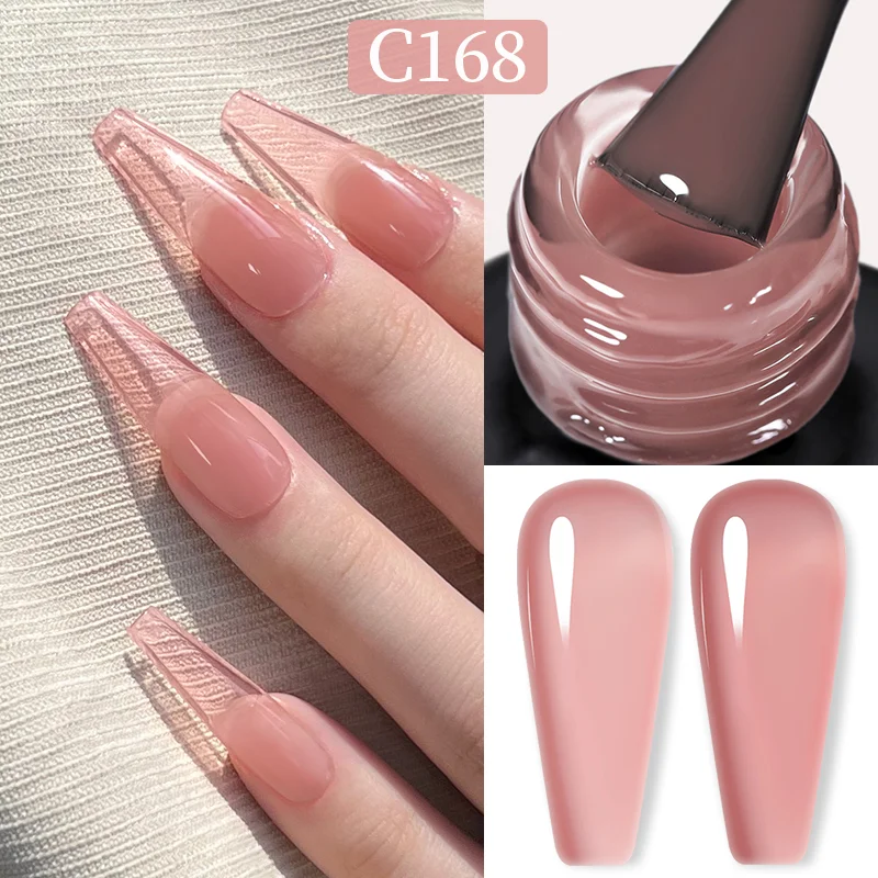 Born Pretty Pro UV/LED HEMA FREE gél lakk 15 ml - C168 - Jelly Meringue Rosette