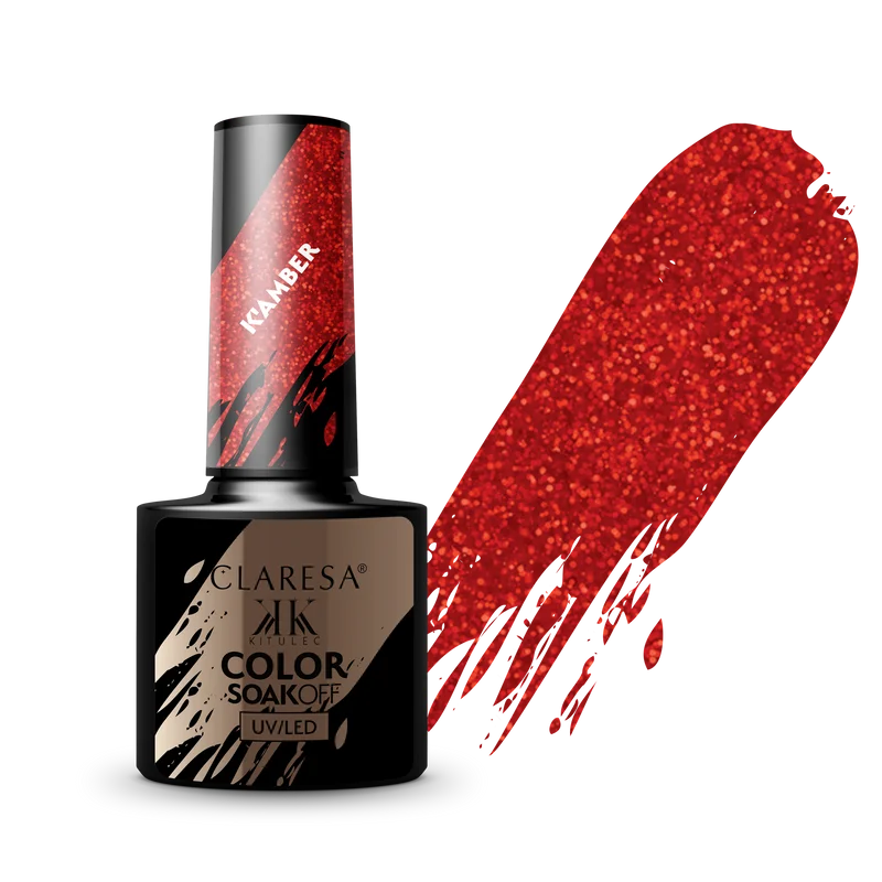 CLARESA UV/LED gél lakk 5g - Kitulec Series - Amber