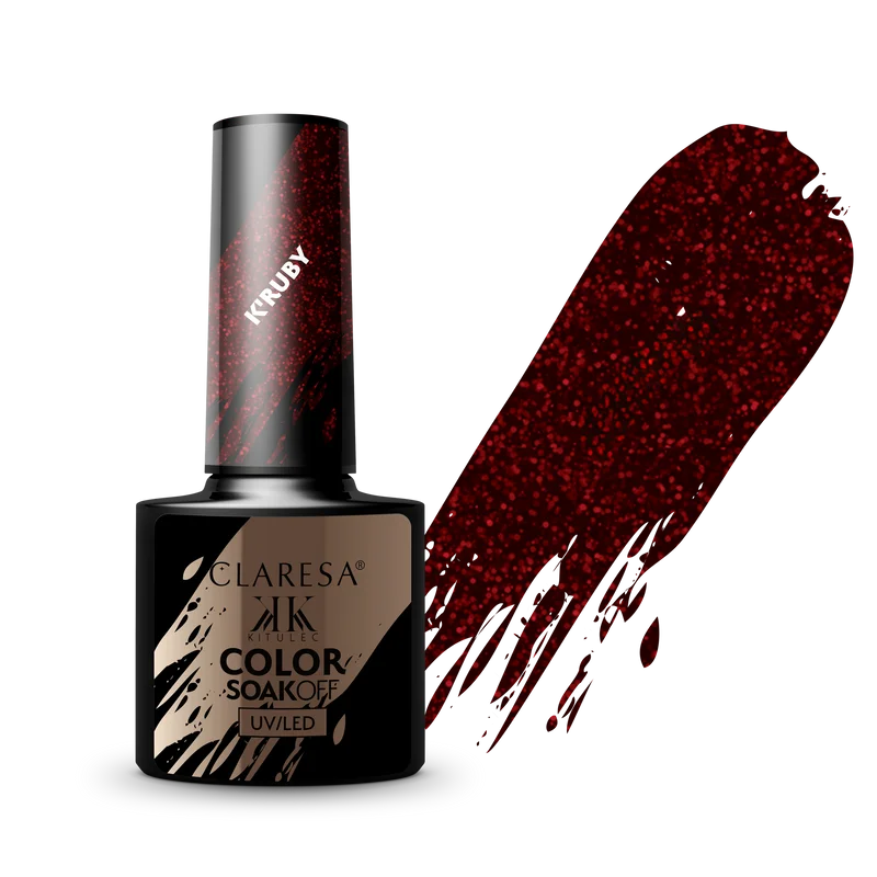 CLARESA UV/LED gél lakk 5g - Kitulec Series - Ruby