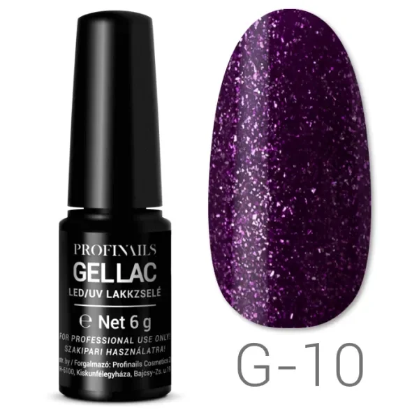 Profinails Gel Lac LED/UV lakkzselé 6gr No.G-10