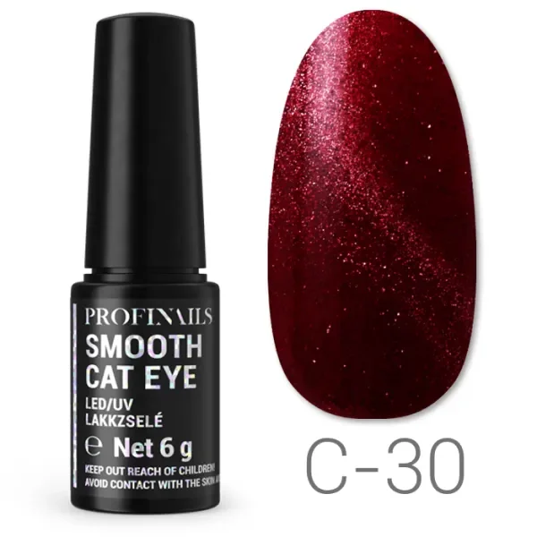 Profinails Smooth Cat Eye LED/UV lakkzselé 6gr C-30