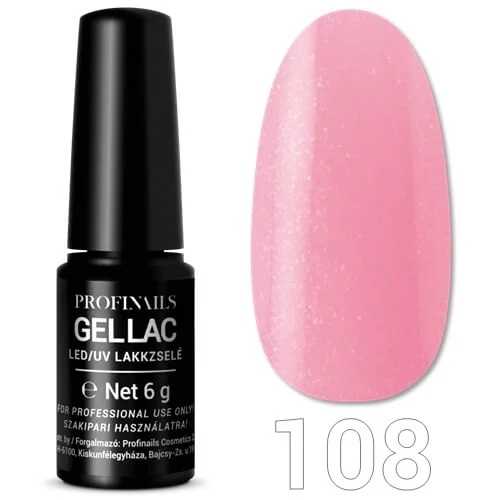 Profinails Gel Lac LED/UV lakkzselé 6gr No.108