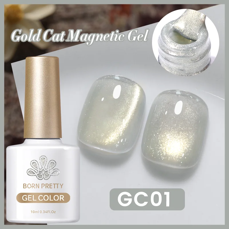 Born Pretty Cat Magnetic gél lakk 10 ml - MY212/GC01