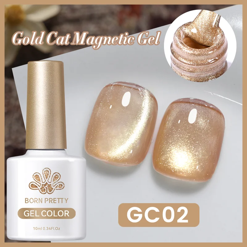 Born Pretty Cat Magnetic gél lakk 10 ml - MY213/GC02