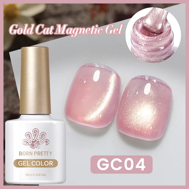 Born Pretty Cat Magnetic gél lakk 10 ml - MY215/GC04