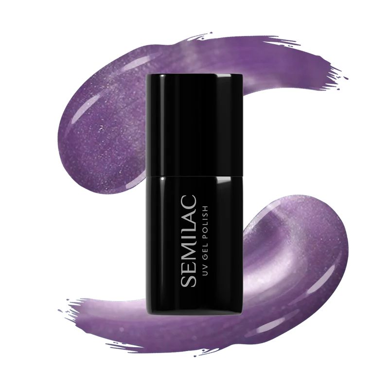 SEMILAC UV/LED Gél Lakk 7ml - 664 - Lilac Gloss Cat Eye