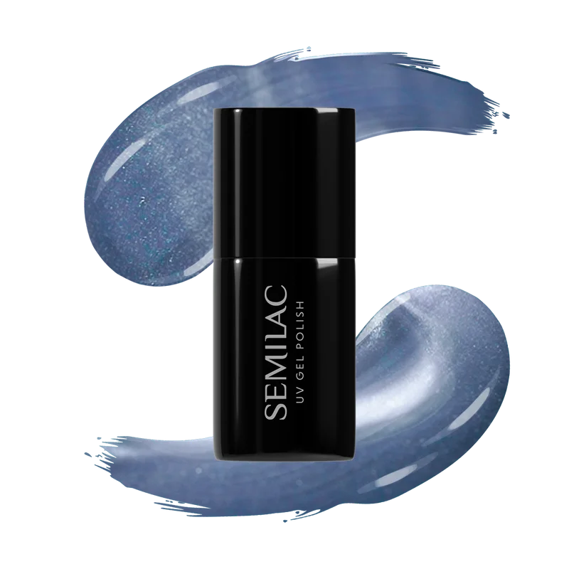 SEMILAC UV/LED Gél Lakk 7ml - 665 - Blueberry Gloss Cat Eye