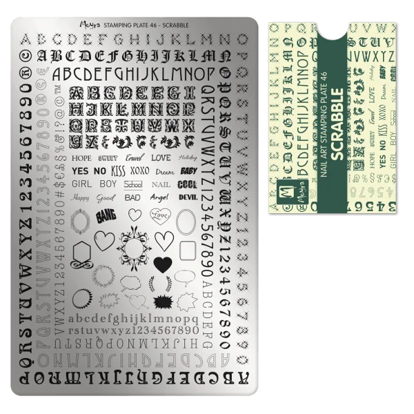 Moyra nyomdalemez No.046 Scrabble