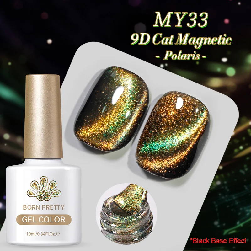 Born Pretty Cat Magnetic gél lakk 10 ml - MY033 - 9D Cat Eye 
