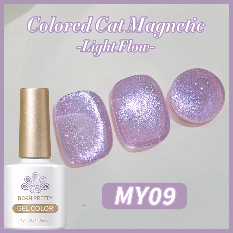 Born Pretty Cat Magnetic UV/LED gél lakk 10 ml - MY09 - Light Flow