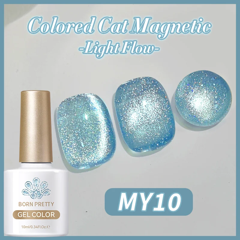 Born Pretty Cat Magnetic UV/LED gél lakk 10 ml - MY10 - Light Flow