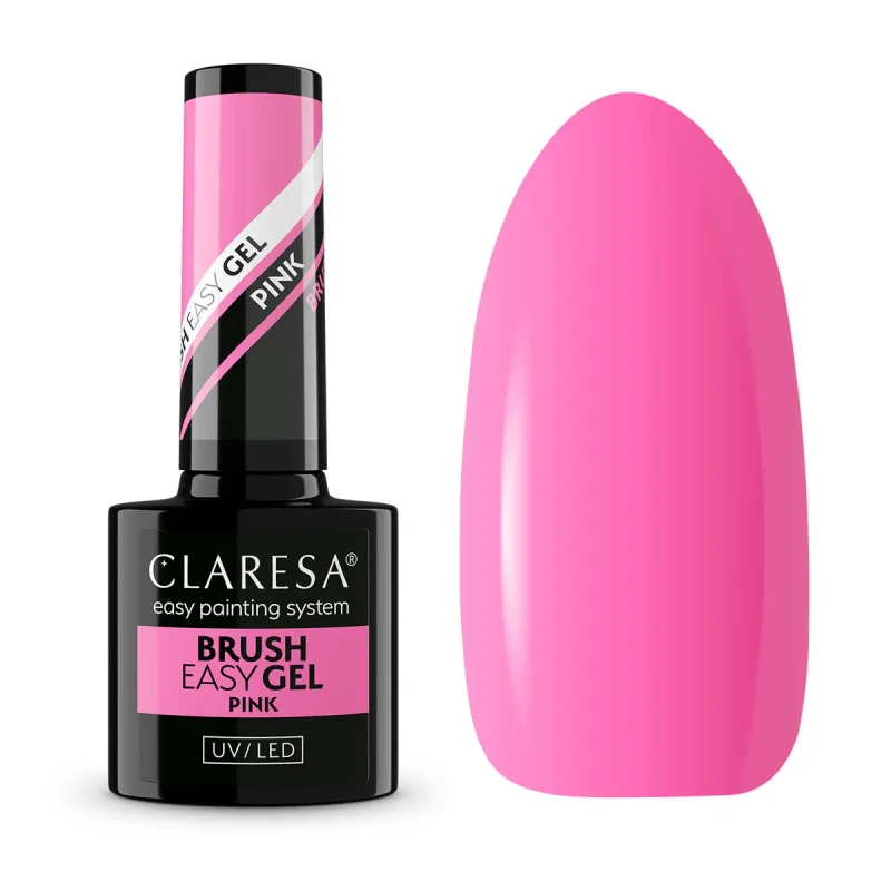 CLARESA UV/LED Brush Easy Gel 5g - Pink