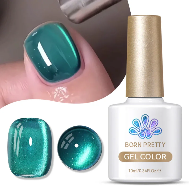 Born Pretty Cat Magnetic UV/LED gél lakk 10 ml - MY25 - Dreamy Sea