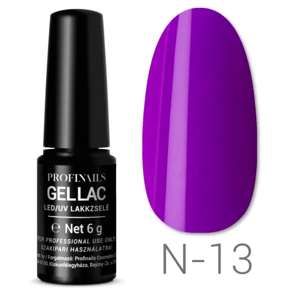 Profinails Gel Lac LED/UV lakkzselé 6gr Neon Collection No.N-13