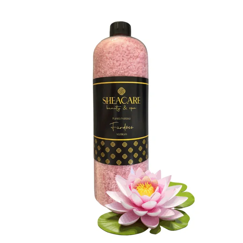 SheaCare - Fürdősó és Lábáztató só 1300g - Vízililiom