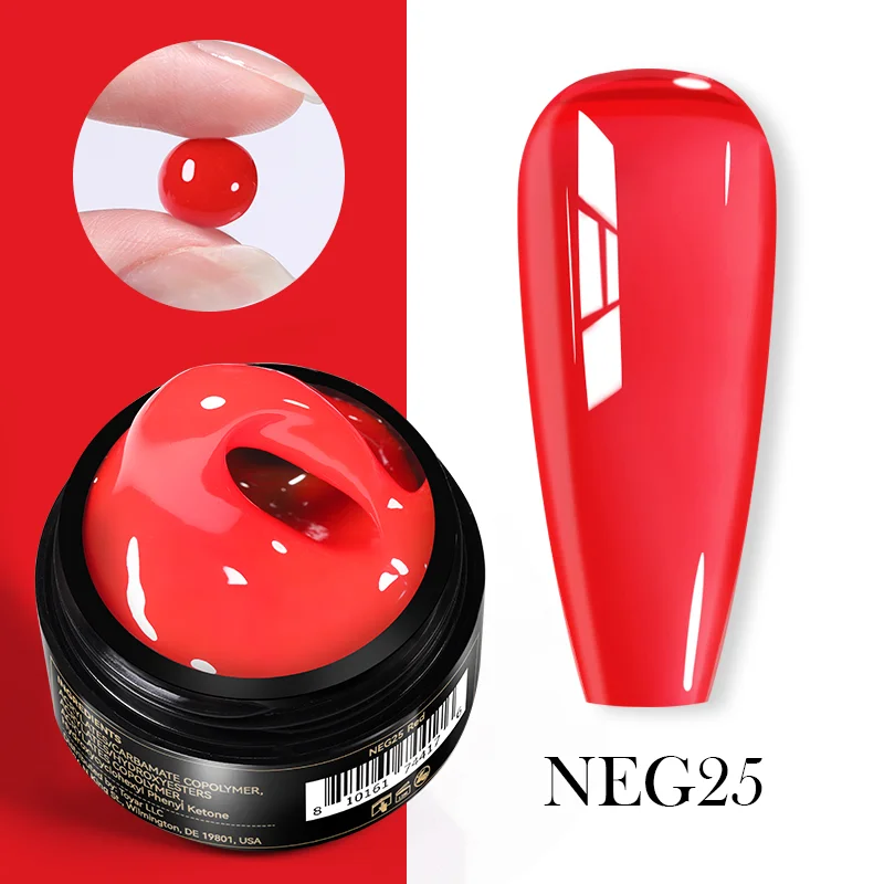 Born Pretty  Pro fixálásmentes gyurmazselé 15 ml -  NEG25 - Áttetsző