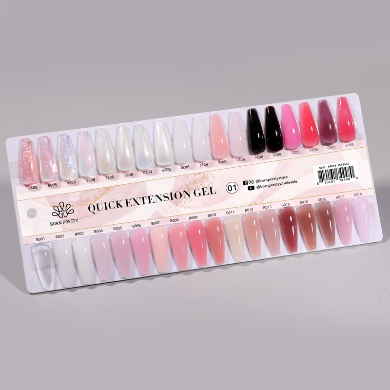 Born Pretty PRO paletta - Quick Building Gel