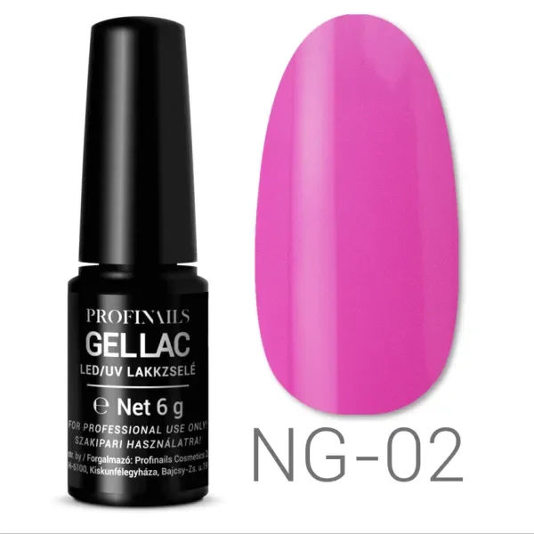 Profinails Gel Lac LED/UV lakkzselé 6gr Neon Glowing Collection No.NG-02
