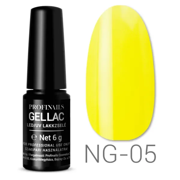 Profinails Gel Lac LED/UV lakkzselé 6gr Neon Glowing Collection No.NG-05