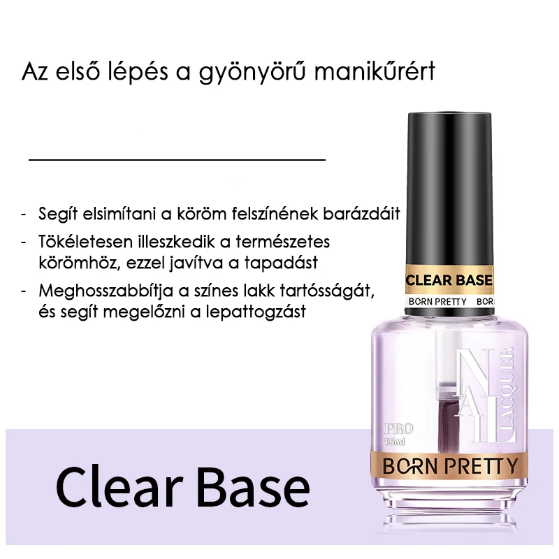 Born Pretty PRO Körömlakk 15 ml - Alaplakk