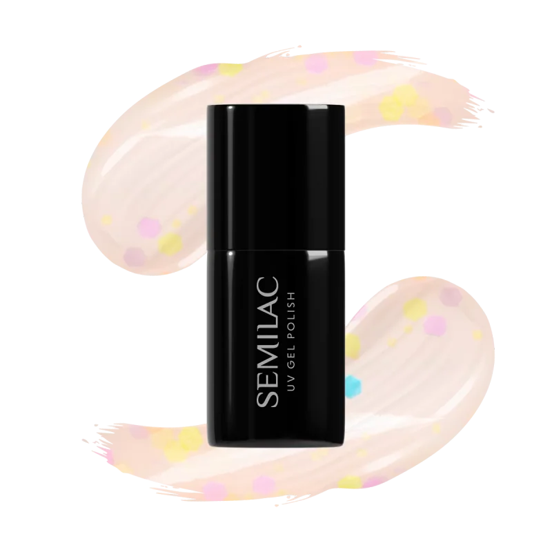 SEMILAC UV/LED Gél Lakk 7ml - 930 - Sunny Dots