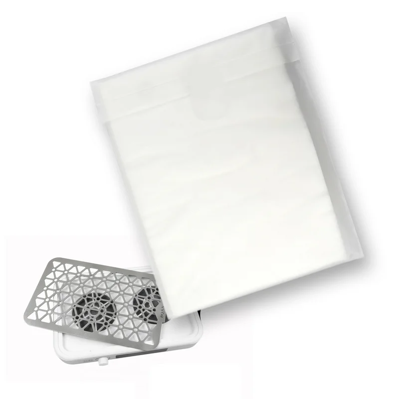 Eldobható szűrőlap duplaventillátoros asztali porelszívóhoz - 30db/csomag