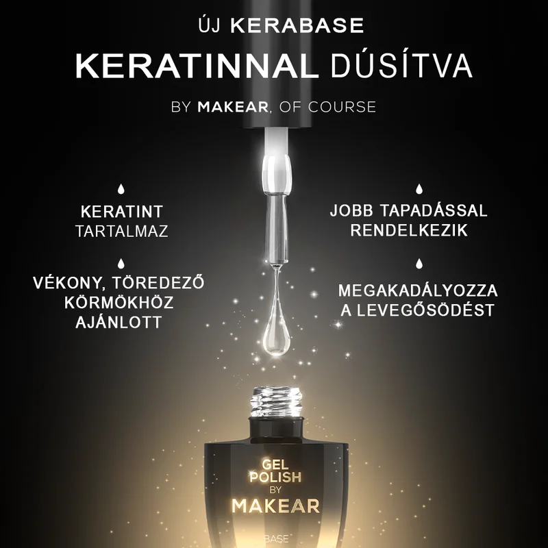 MAKEAR Hema Free Keratin Base 15 ml - Clear