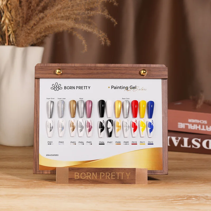 Born Pretty PRO paletta - Painting Gel - festőzselé