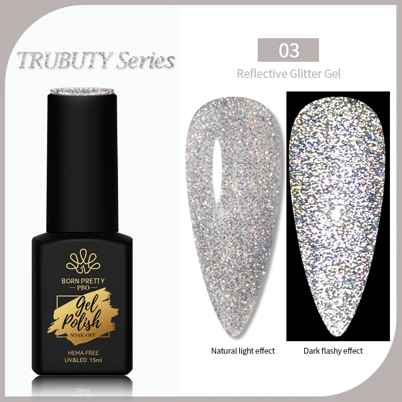 Born Pretty Trubuty UV/LED HEMA FREE gél lakk 15 ml - No.003