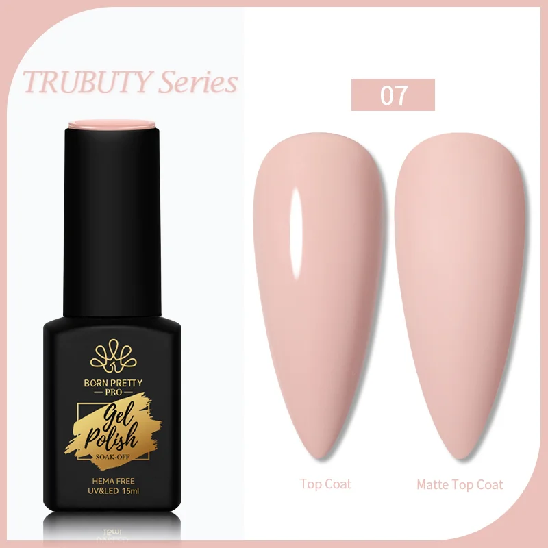 Born Pretty Trubuty UV/LED HEMA FREE gél lakk 15 ml - No.007