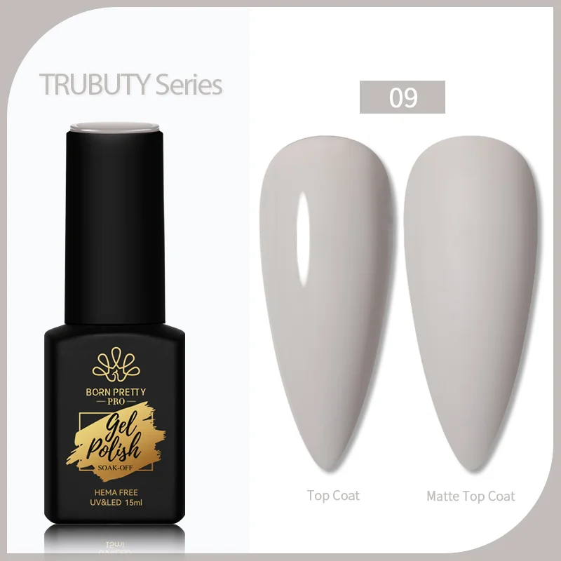 Born Pretty Trubuty UV/LED HEMA FREE gél lakk 15 ml - No.009