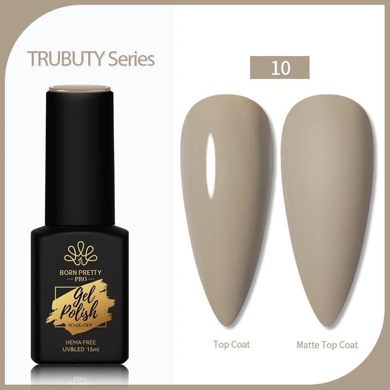 Born Pretty Trubuty UV/LED HEMA FREE gél lakk 15 ml - No.010
