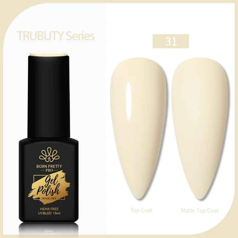 Born Pretty Trubuty UV/LED HEMA FREE gél lakk 15 ml - No.031