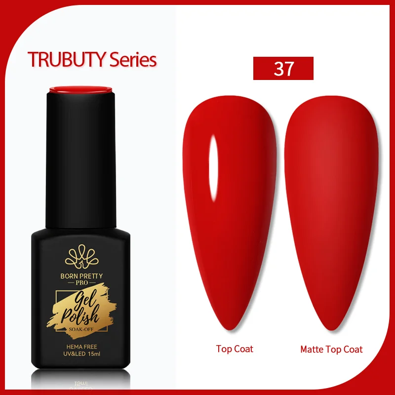 Born Pretty Trubuty UV/LED HEMA FREE gél lakk 15 ml - No.037