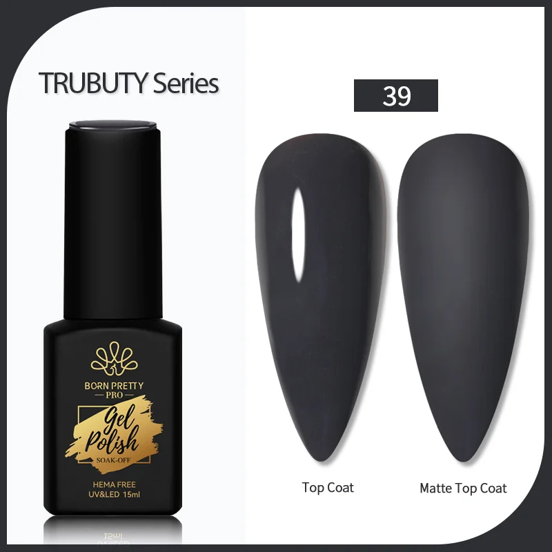 Born Pretty Trubuty UV/LED HEMA FREE gél lakk 15 ml - No.039