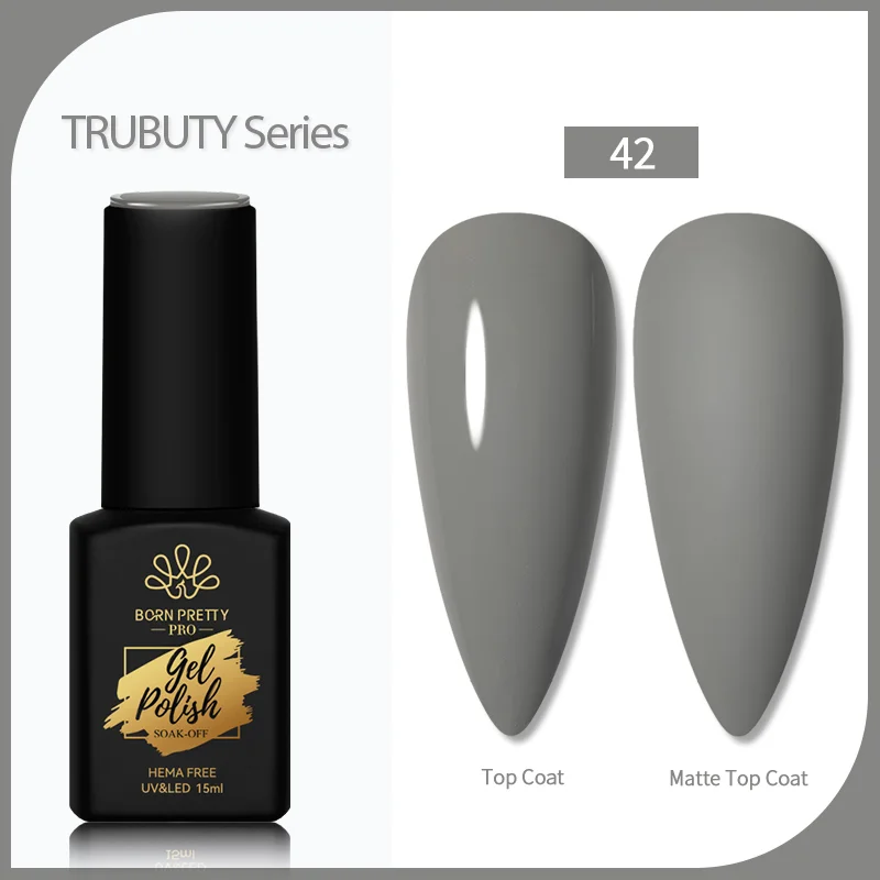 Born Pretty Trubuty UV/LED HEMA FREE gél lakk 15 ml - No.042