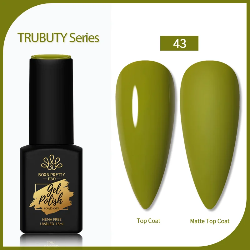 Born Pretty Trubuty UV/LED HEMA FREE gél lakk 15 ml - No.043