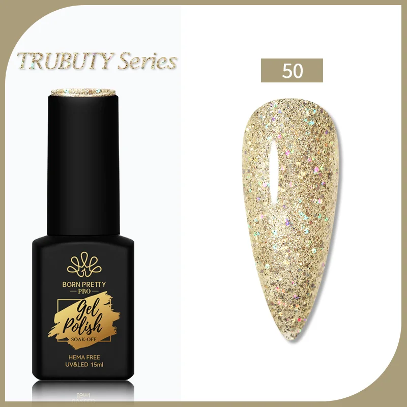 Born Pretty Trubuty UV/LED HEMA FREE gél lakk 15 ml - No.050