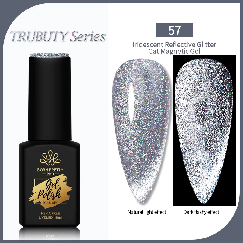 Born Pretty Trubuty UV/LED HEMA FREE gél lakk 15 ml - No.057