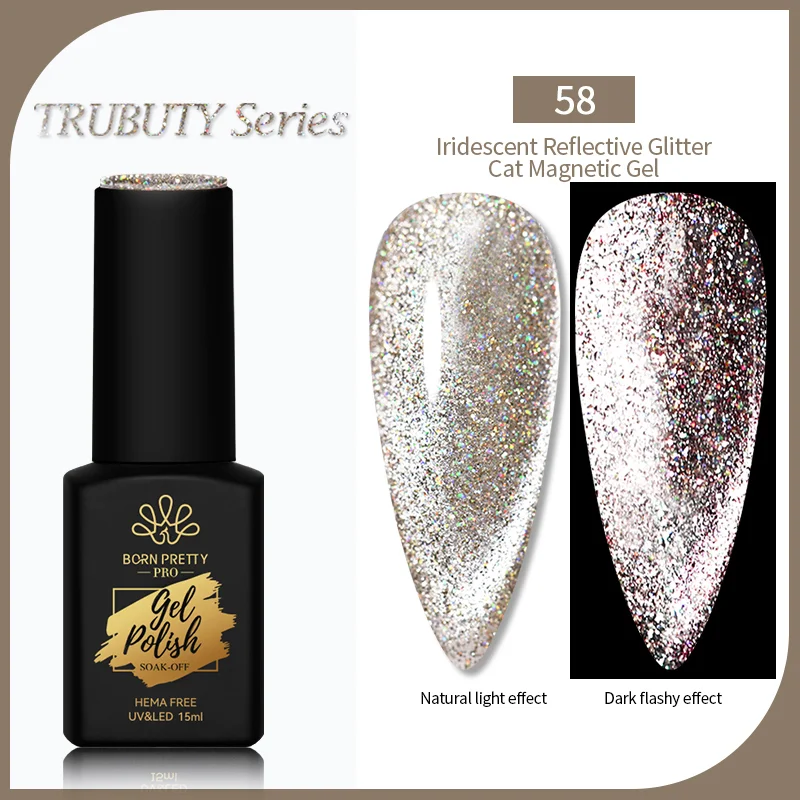 Born Pretty Trubuty UV/LED HEMA FREE gél lakk 15 ml - No.058