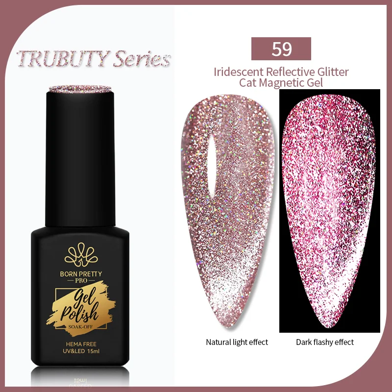 Born Pretty Trubuty UV/LED HEMA FREE gél lakk 15 ml - No.059