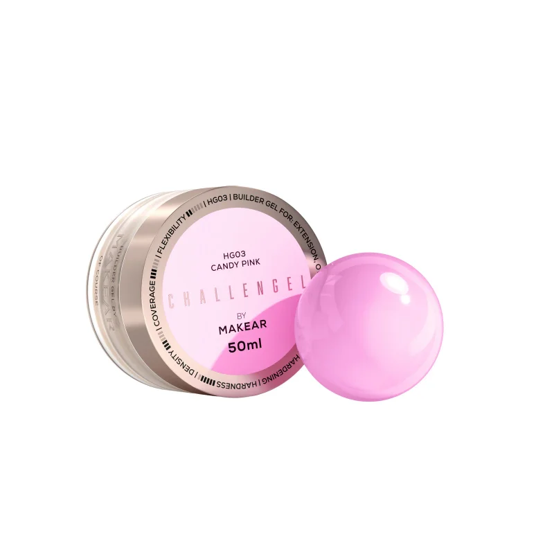 MAKEAR Challengel Builder Gel 50ml - No.HG03 Candy Pink