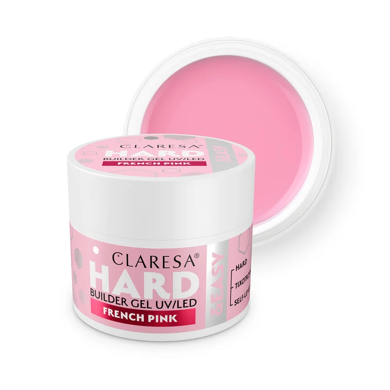 CLARESA Hard&Easy Builder Gél 45g - French Pink